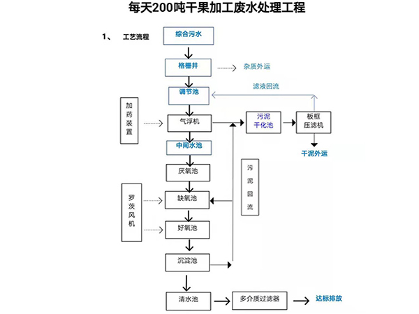 干果加工废水处理